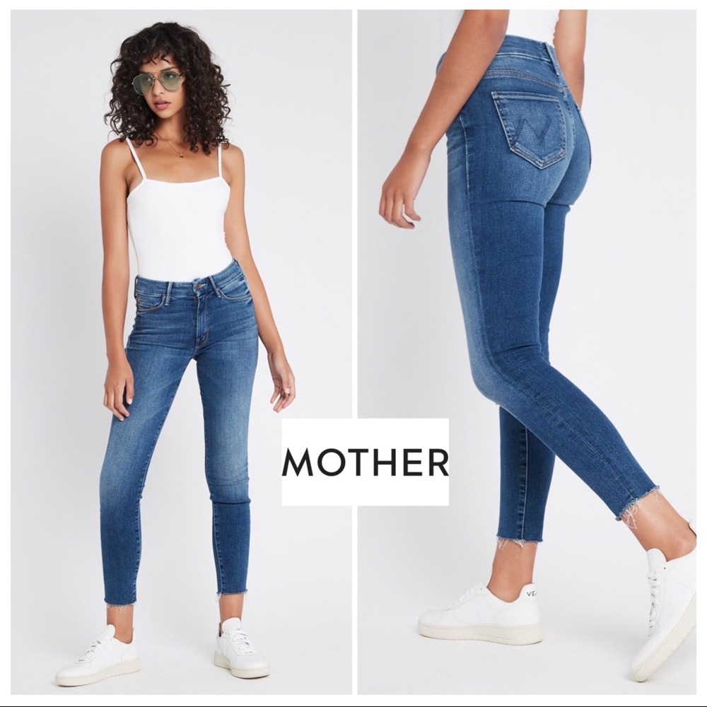 MOTHER The Looker Ankle Fray in Satisfaction Guaranteed
